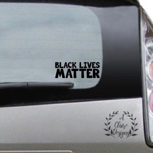 Black Lives Matter Sticker BLM Car 
