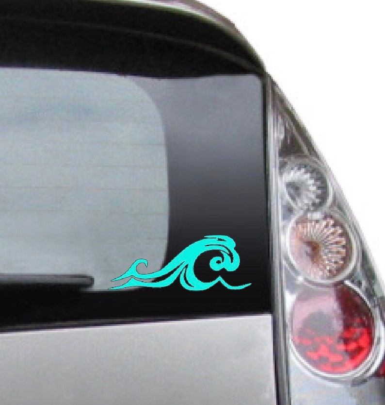 Popular Car Decal Beach Wave Ocean Surfer Stickers Bester For Tumbler Mug Laptop Wall Binder