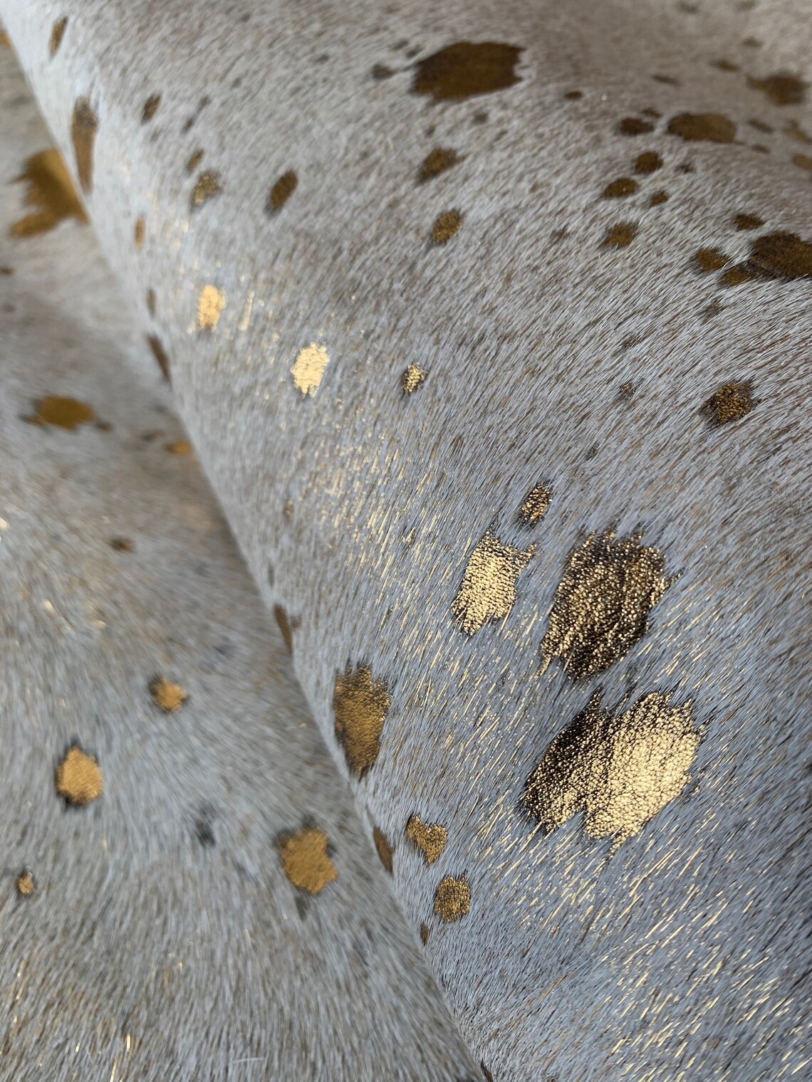 Gold Cowhide Rug Gold Hide Rug Gold Cowhide Carpet Beige Etsy