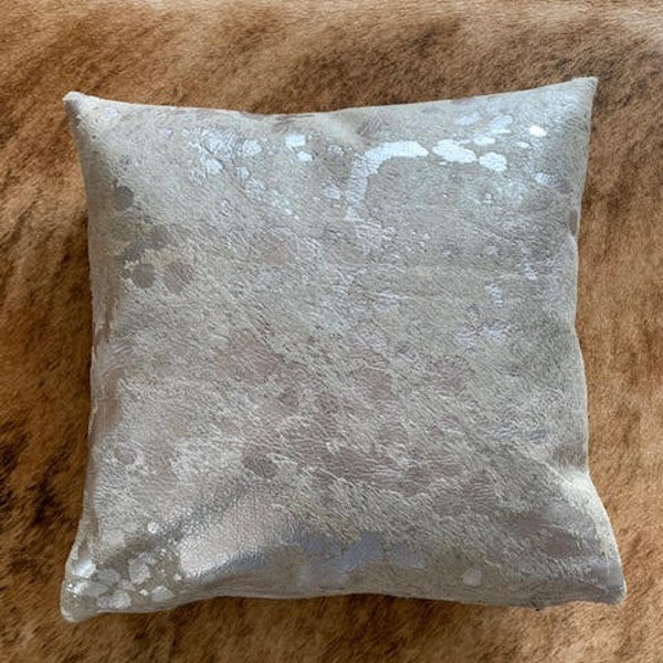 Silver Throw Pillow Etsy