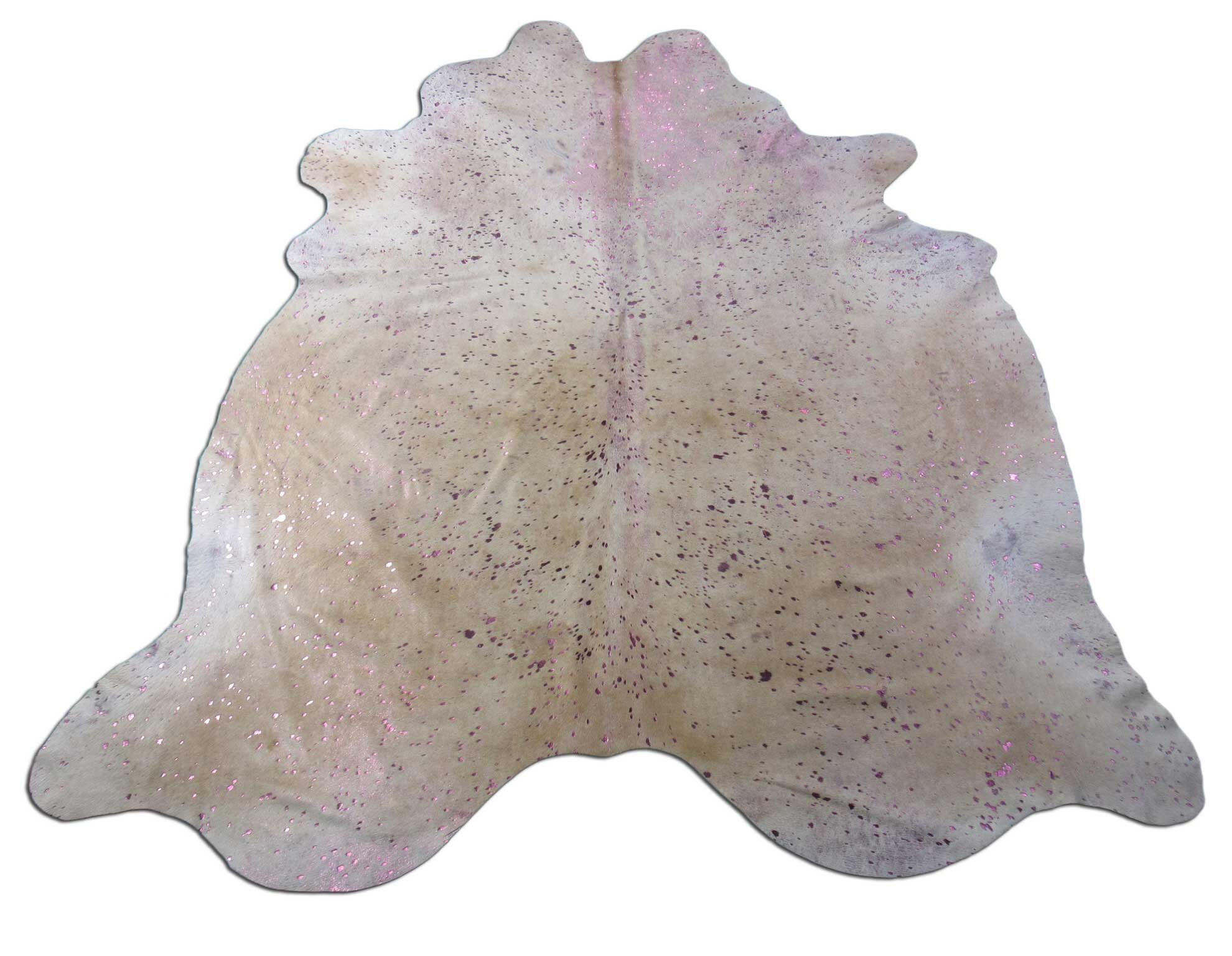 Pink Metallic Cowhide Rug / Acid Washed Pink Cowhide Rug Etsy Canada