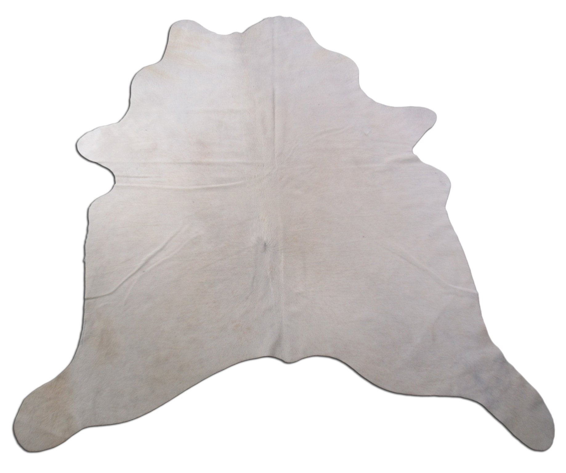 White Cowhide Rug Size 5 1/2 x 5 FT C1188 Etsy