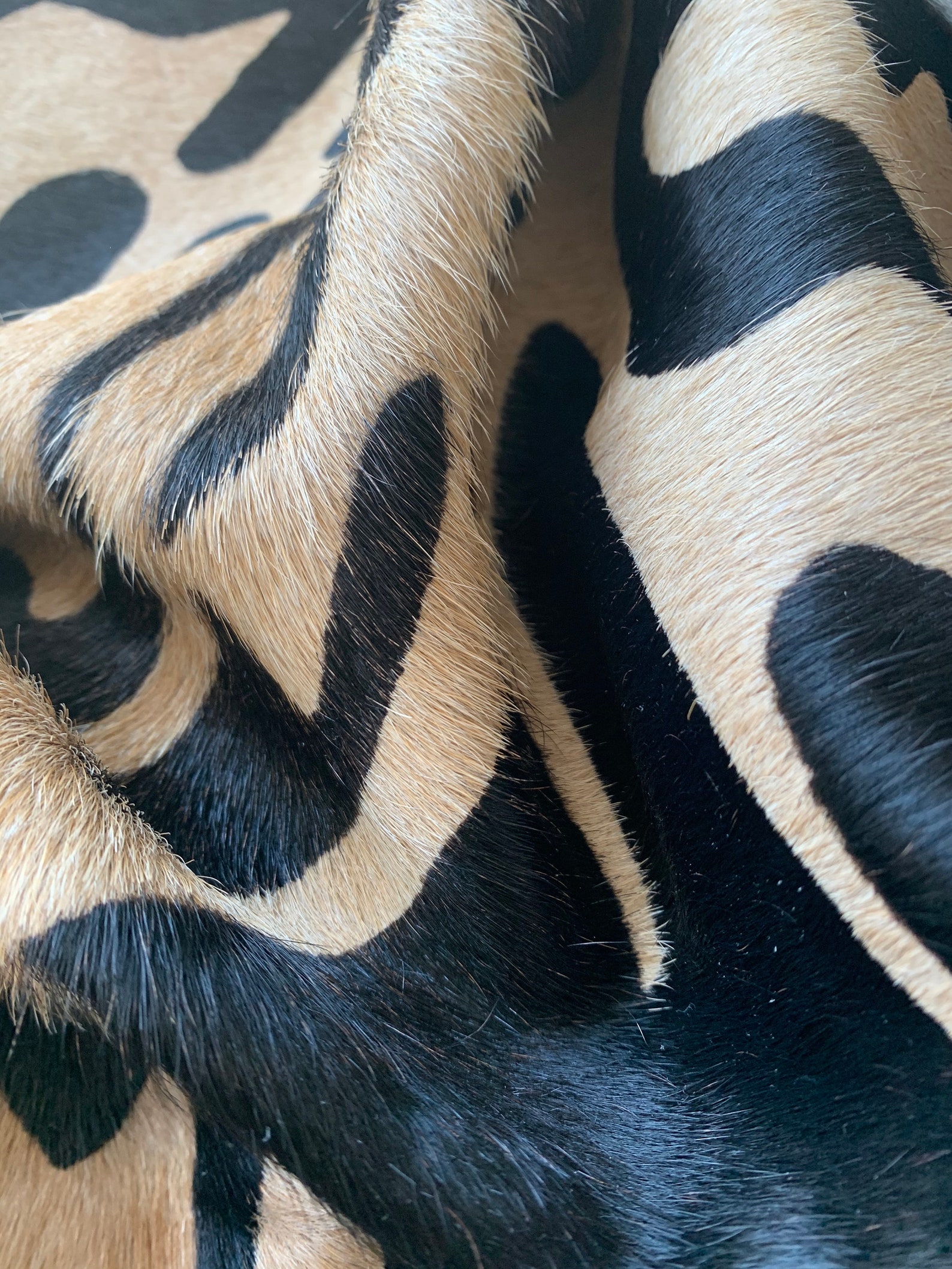 Jaguar Cowhide Rug Leopard Print Cowhide Leopard Cowhide Etsy