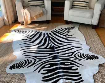 Tapete de pele de vaca zebra, tapete de pele com estampa de zebra, padrão de zebra regular, tapete de pele de zebra, tapete de pele de zebra