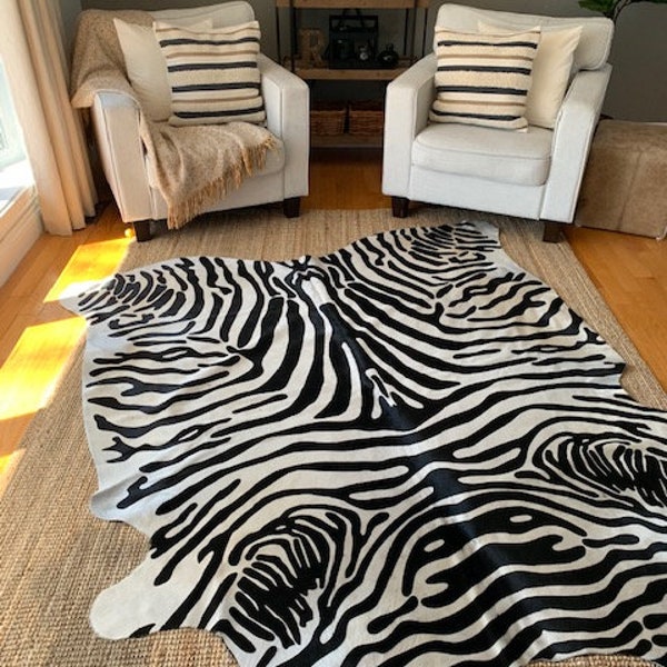 Small Zebra Rug - Etsy