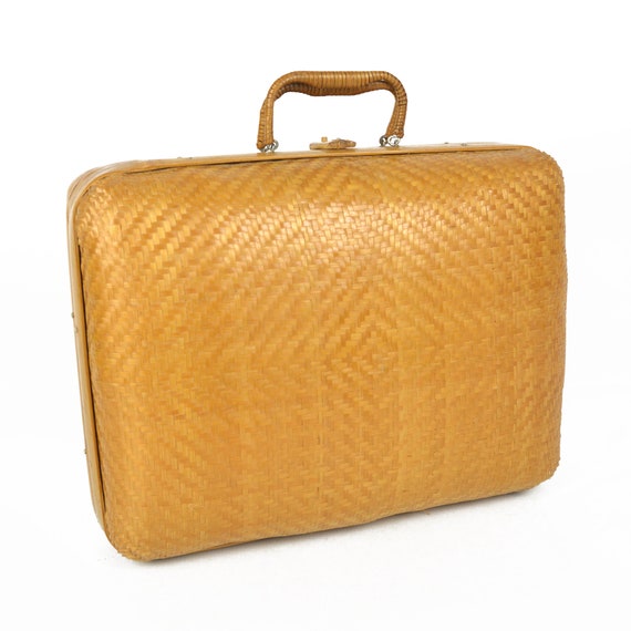 Raffia trunk bag, Poland 1960s