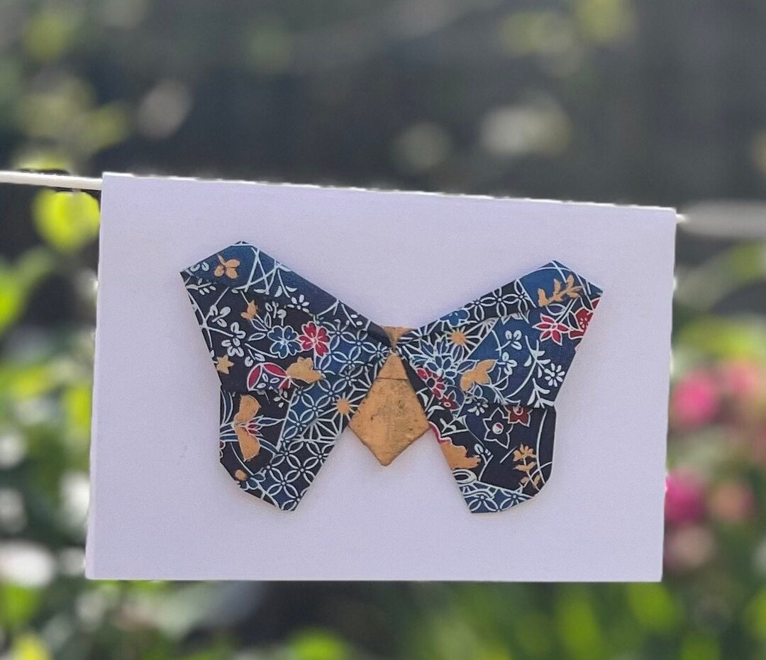 Origami Handmade Butterfly Card - Etsy