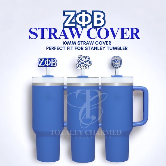Zeta Phi Beta, Straw Cover Stanley , Stanley Straw Cover, Stanley Straw Topper, Stanley Accessories, Sorority Gifts