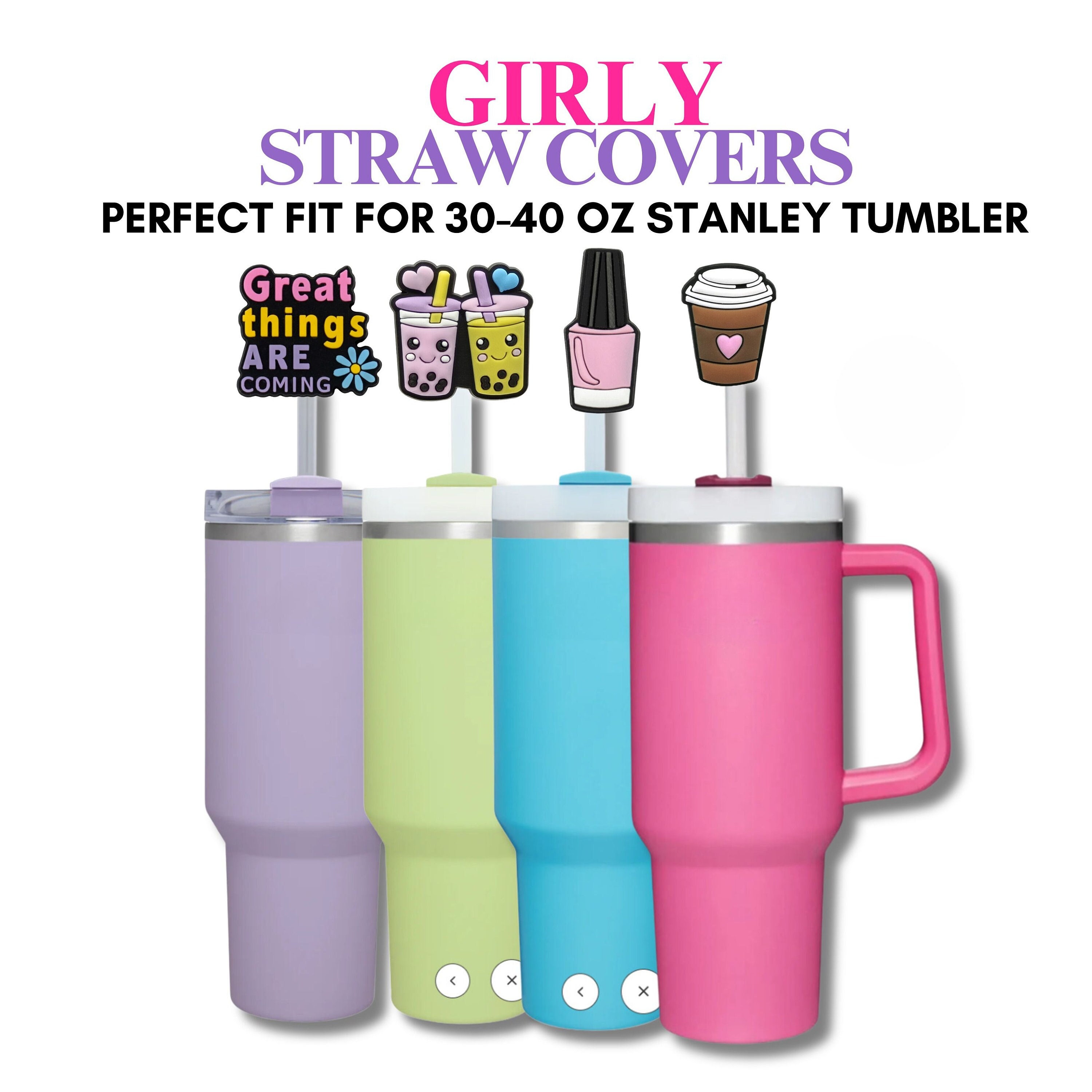 Mohjeke Stanley Cup Accessories 40 oz Tumbler Accessories,Straw