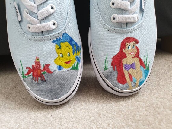 custom painted trainers