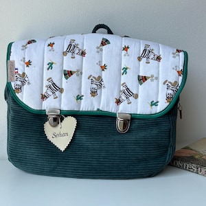 Cartable enfant personnalisé, cartable maternelle