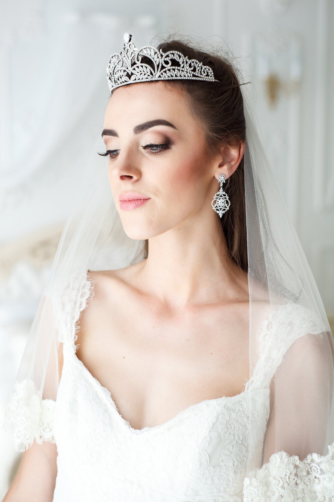 Zirconia Wedding Bridal Crown Tiara main image 0