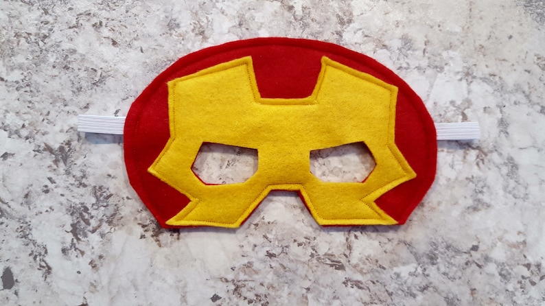 4 Pack Ironman Kids Felt Masks