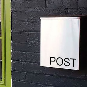 Stainless Steel Wall Mount Mailbox: Modern Metal Letterbox