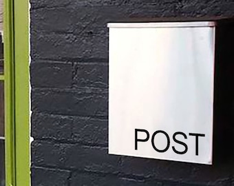 Wall Mount Mailbox, Mailing Box, Metal Letterbox, Wall Mounted Postbox, Minimalist Home Decor, Hanging Mail Box, Minimalist Mailbox