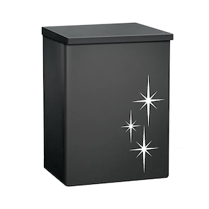 Matte Black MCM Mailbox Wall Mount Mailbox Modern, Mid Century Modern Mailbox Wall Mounted Mailbox Modern Letterbox, Cute Steel Postbox