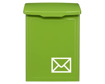 Briefkasten Wandhalterung Briefkasten, Moderner grüner Briefkasten, Funky Home Decor