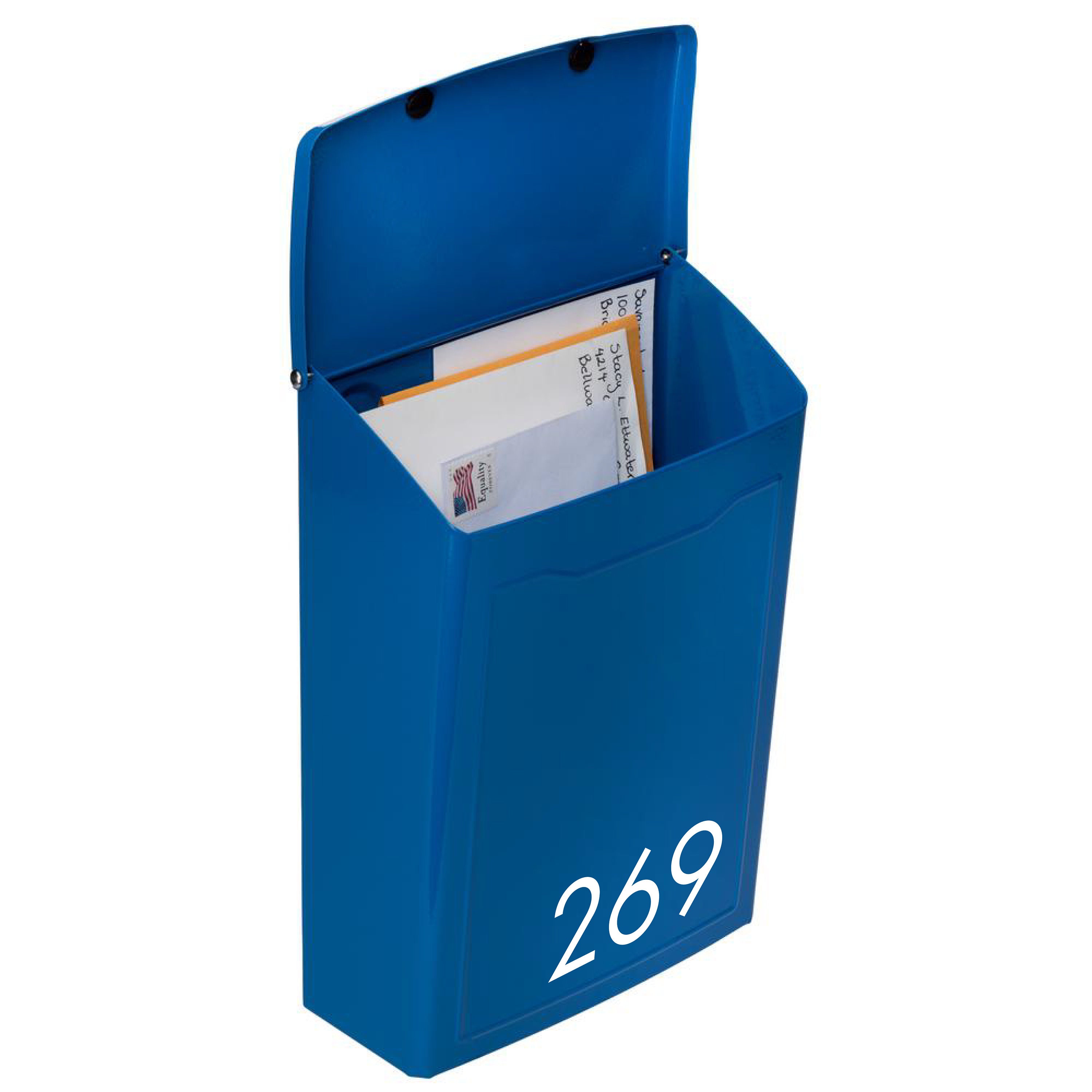 Modern Contemporary Mailbox Personalized Wall Mount Etsy