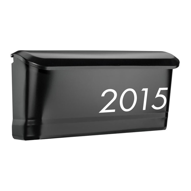 Modern Contemporary Mailbox Personalized Wall Mount Etsy