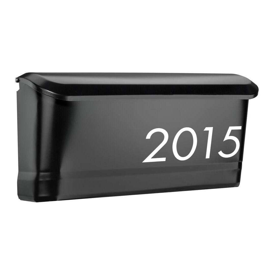 Modern Contemporary Mailbox Personalized Wall Mount Etsy