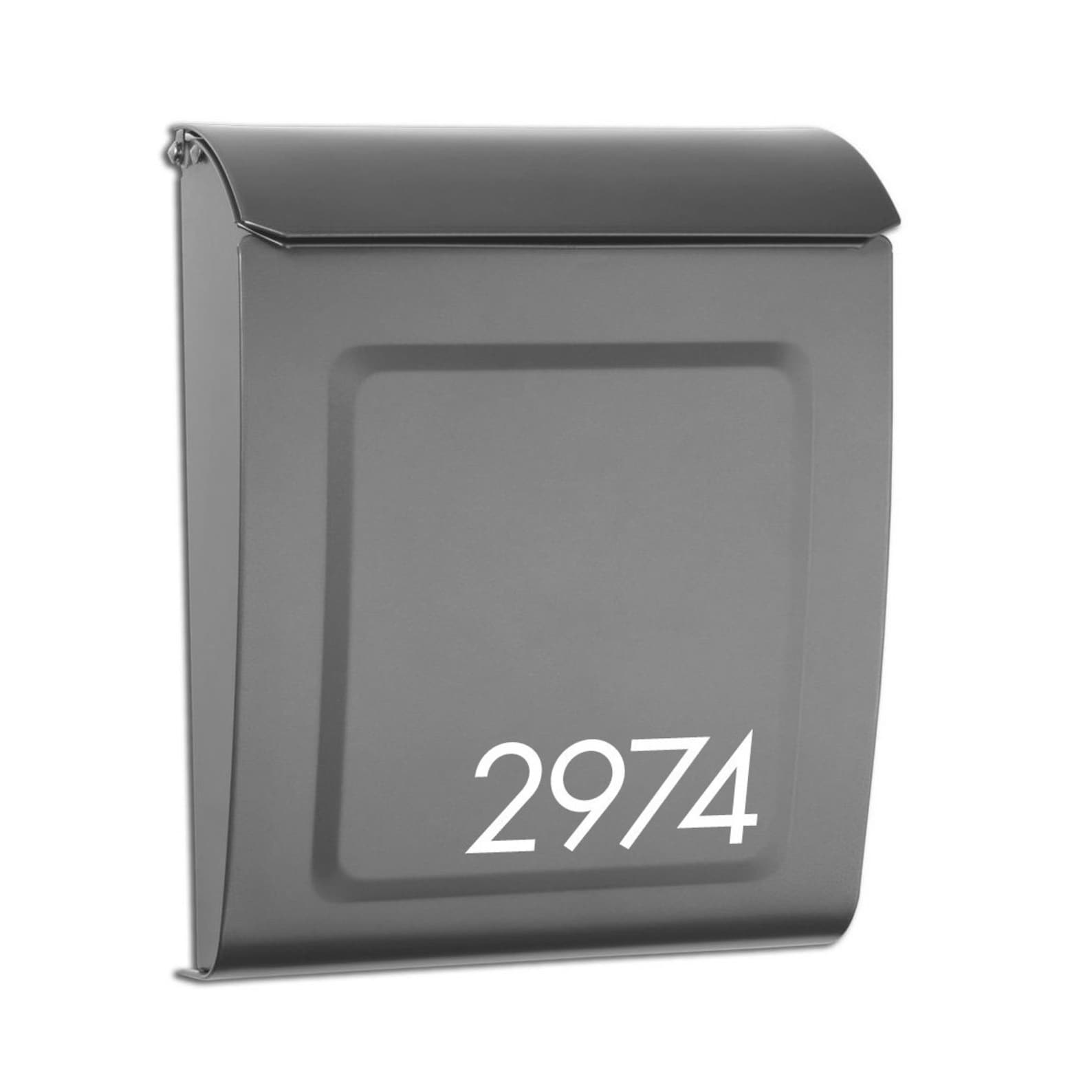 Wall Mount Mailbox Metal Mailbox Locking Mailbox Locking Etsy