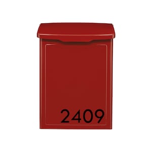 Puede incluir: Buz&oacute;n rojo con el n&uacute;mero "2409" en negro en la parte delantera.