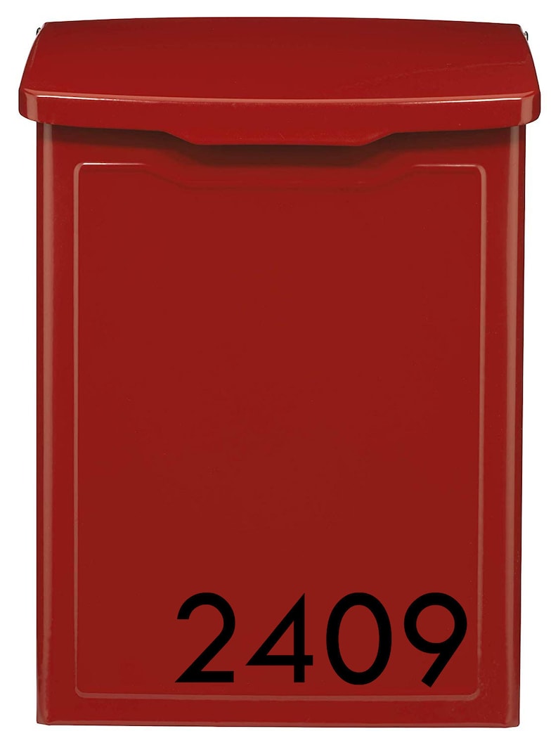 Personalized Wall Mount Mailbox Modern Contemporary Mail Box Etsy