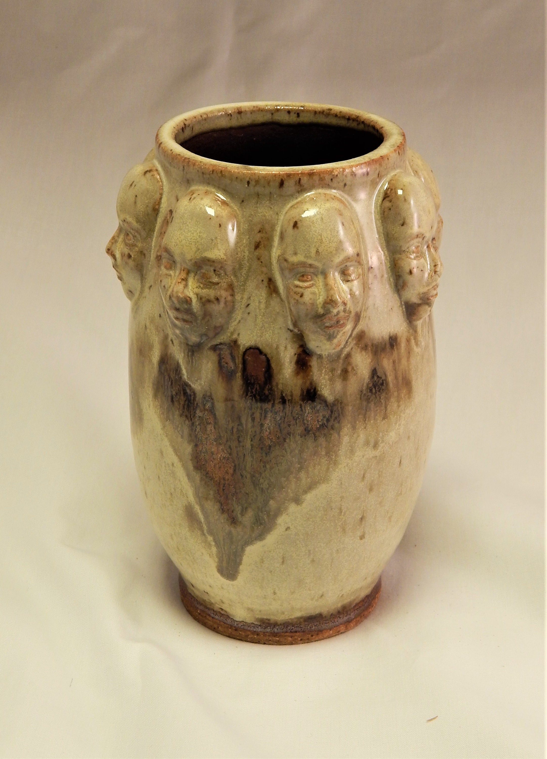 Vase With Faces 1 Etsy
