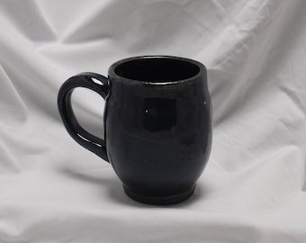 Black Clay Mug