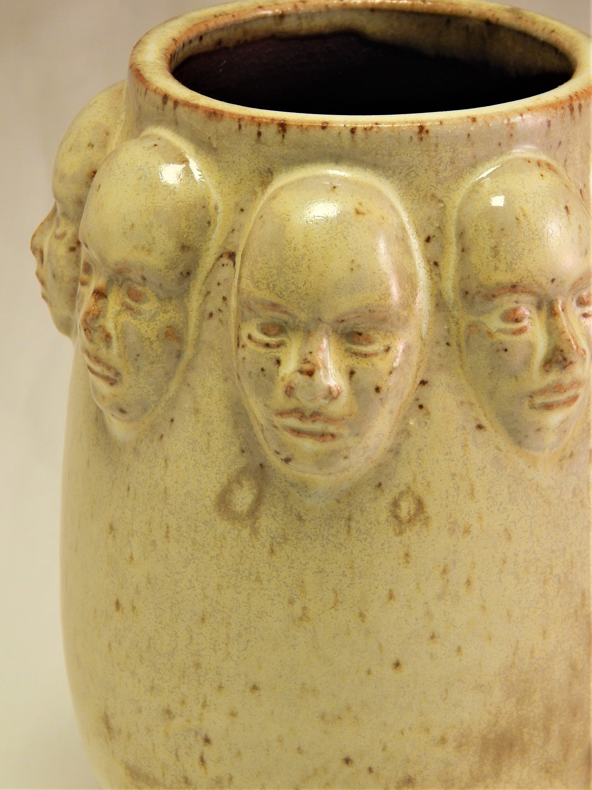 Vase With Faces 1 Etsy