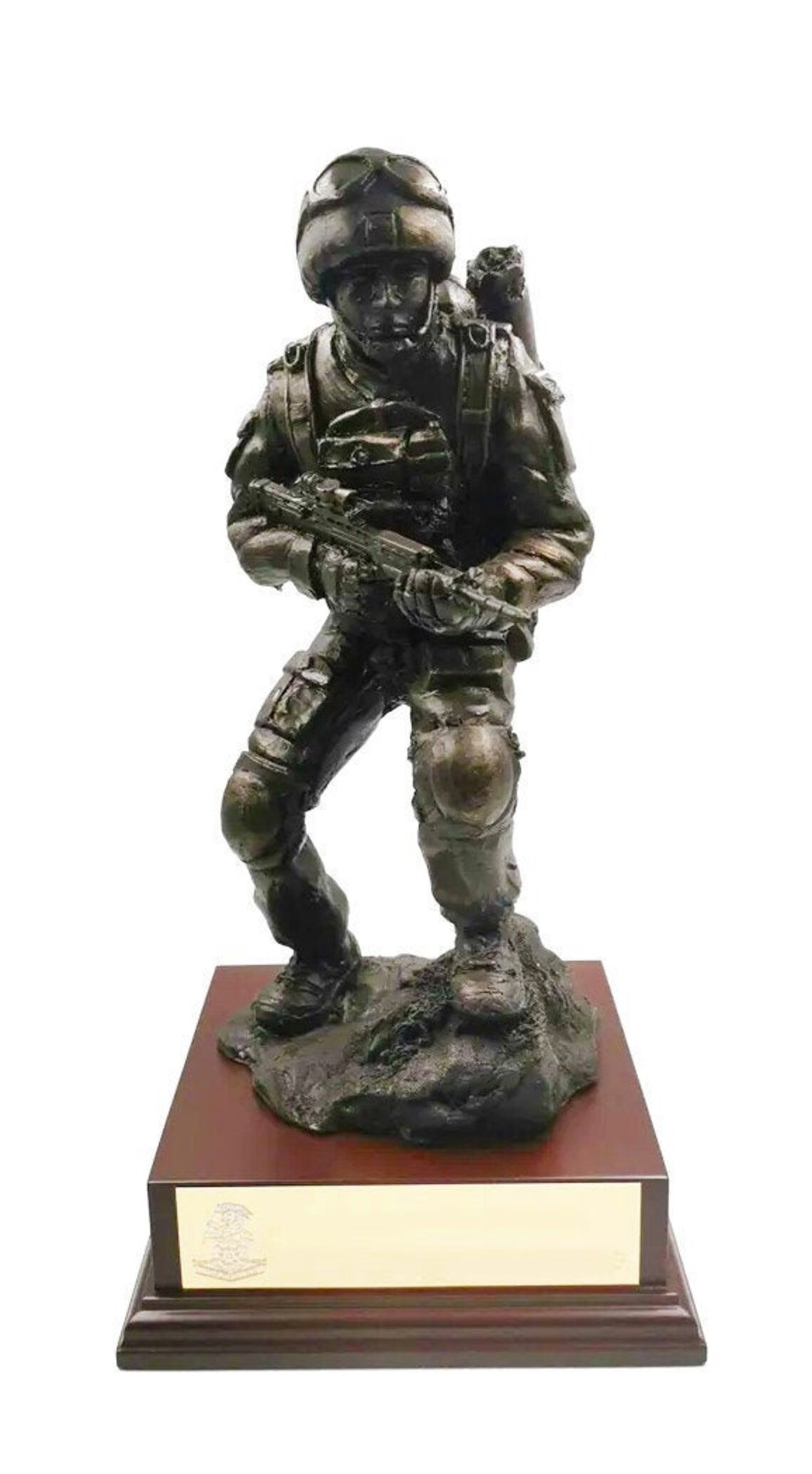 British Combat Medic Cold Cast Bronze Military Statue Etsy
