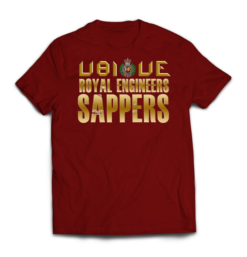 Royal Engineers Sapper Ubique Military Army Printed T-shirt | Etsy