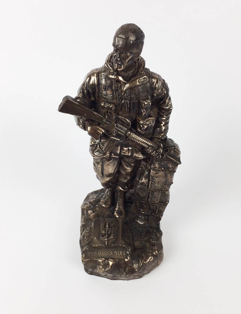 SAS Trooper Soldier Cold Cast Bronze Military Statue Sculpture - Etsy