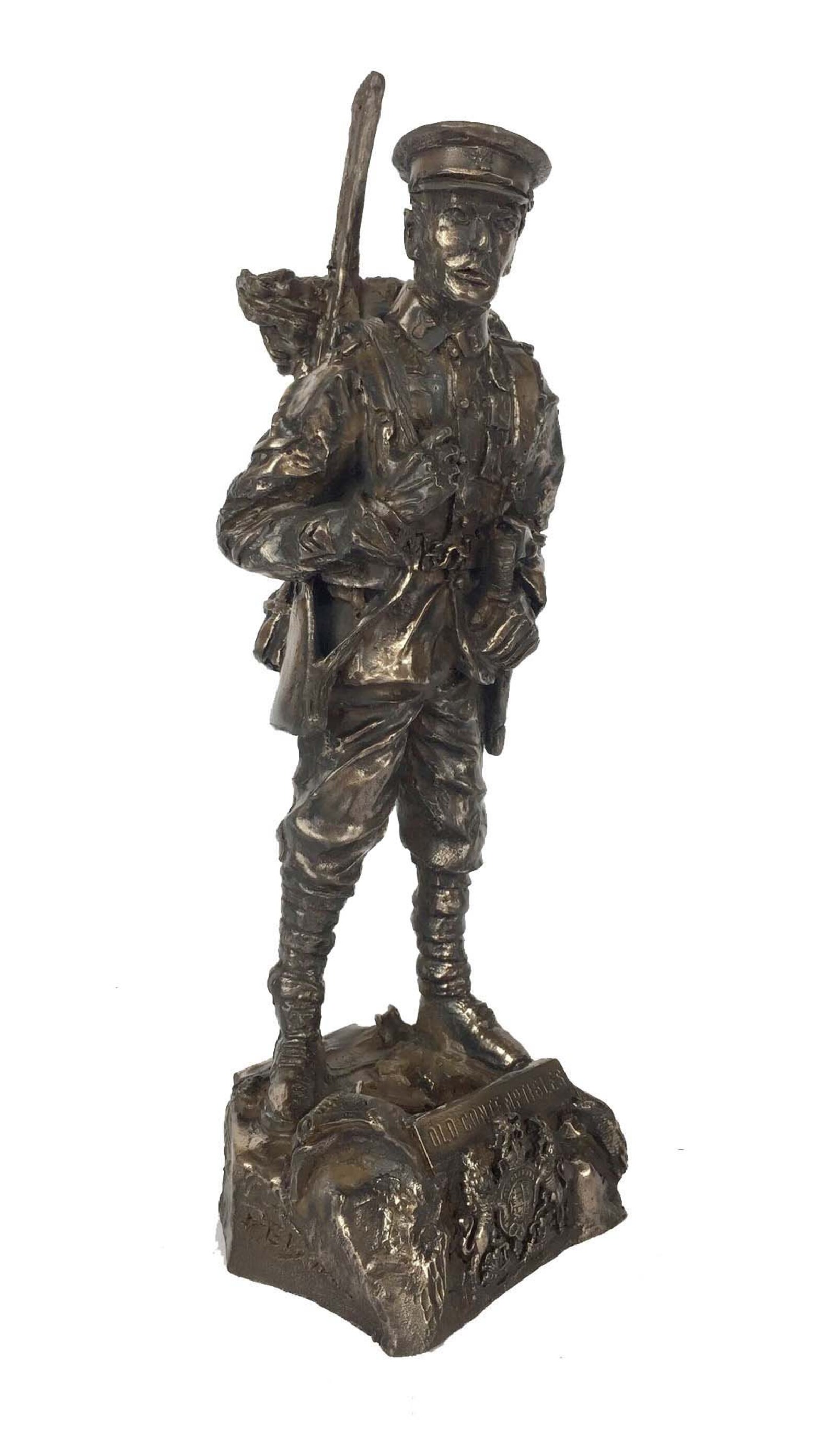 WW1 Old Contemptible Cold Cast Bronze Military Statue Etsy UK