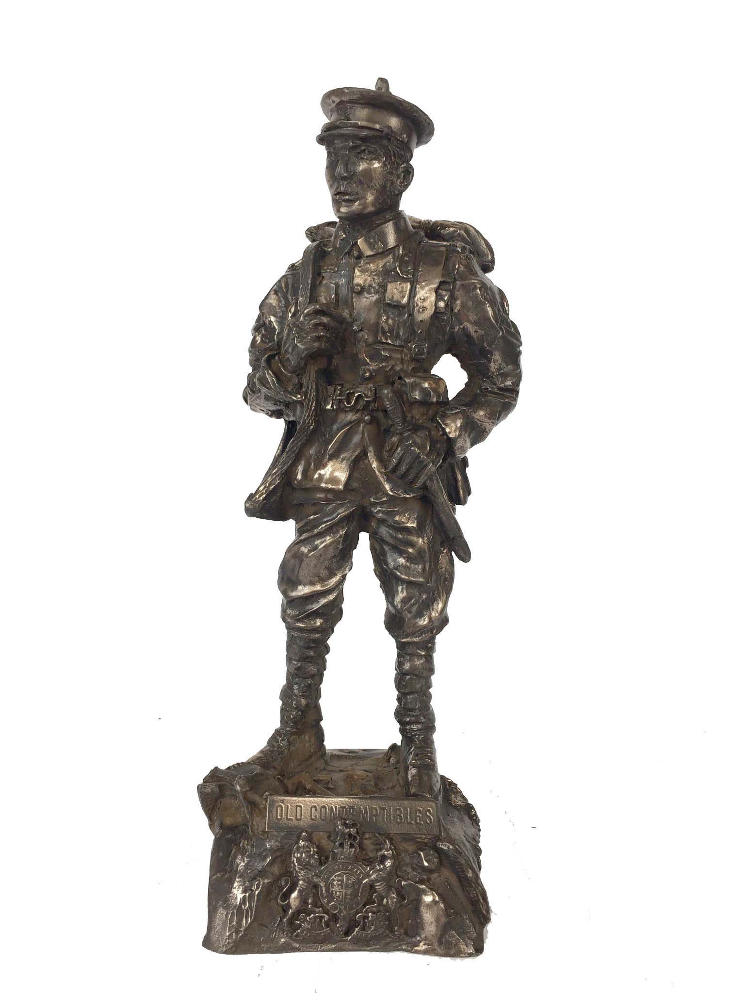 WW1 Old Contemptible Cold Cast Bronze Military Statue Etsy UK