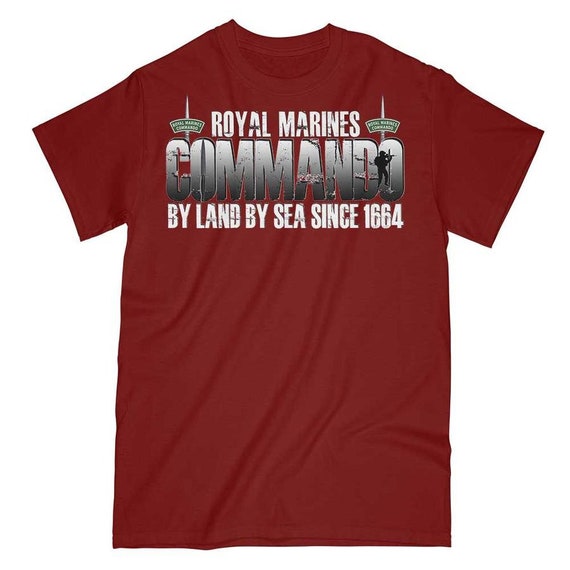 ROYAL MARINES COMMANDO Printed T-shirt 