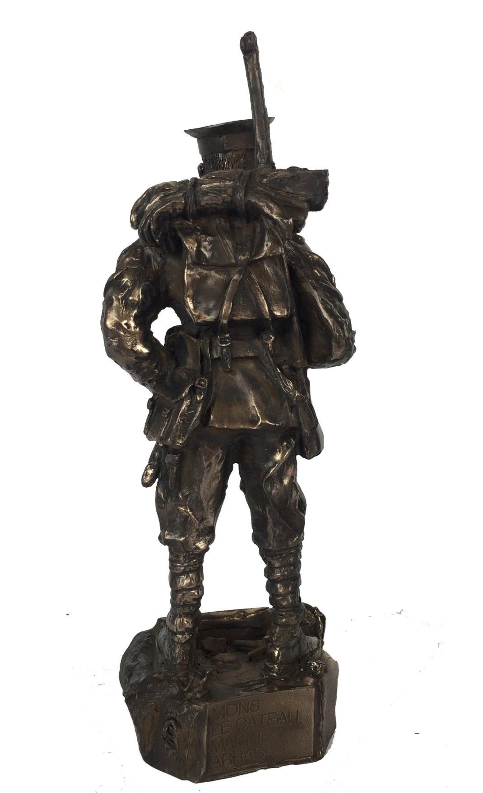 WW1 Old Contemptible Cold Cast Bronze Military Statue Etsy