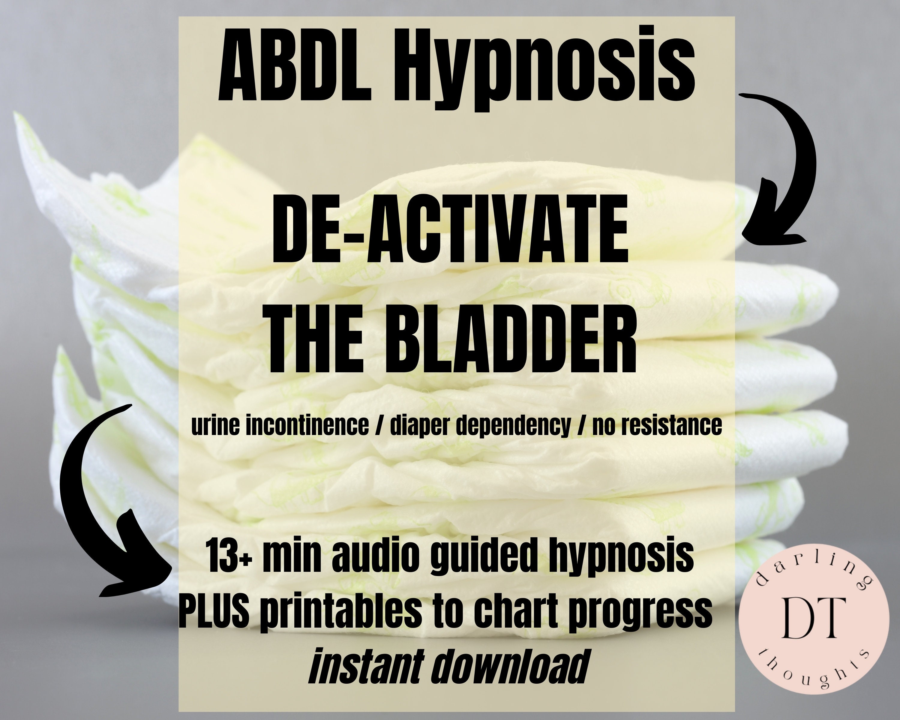 ABDL Adult Baby Bladder Hypnosis Deactivate the Bladder. 13 Min Audio PLUS  4 Pdf Printables to Track Progress, Pee Urine Schedule & More - Etsy Denmark