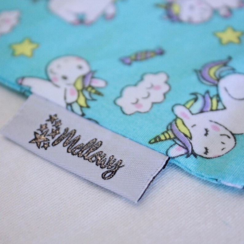 Teal Unicorn Print Pillowcase 100/% Cotton.