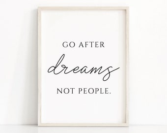 Minimalistische Zitat Wand Kunstdruck, Home druckbare inspirierend Zitat Poster, motivierende Wand-Dekor, schwarz und weiß Zimmer Poster, Typografie