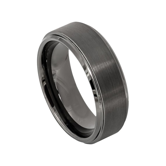Gunmetal ring deals mens