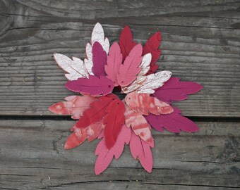 Leather Earrings-Leather Leaf Earrings-Rustic Boho Chic-1" -2" Pre-Cut Earrings-Diy Craft Supplies