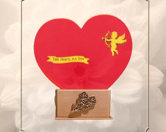 A Personalized Handmade Romantic Gift That Is Ready For Display, Compact & Stylish - Fits Beautifully On Desks, Mantels and Nightstands.