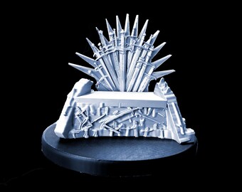 Original Sculpture of The Iron Throne, A Decorative Gift For The Home, Office or A Game Of Thrones Enthusiast.