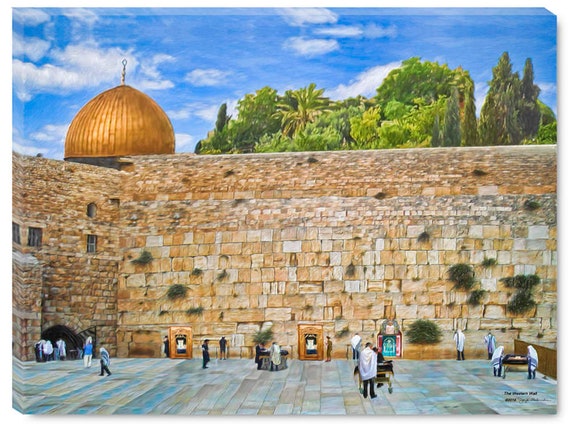 Jerums Western Wall Art Print Jerum Israels