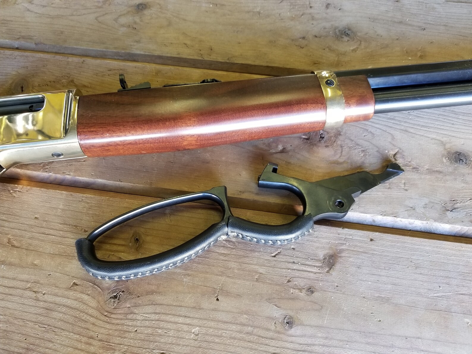 HENRY Rifle Leather LeverAction Wrap Kit DIY Lever Wrap for Etsy