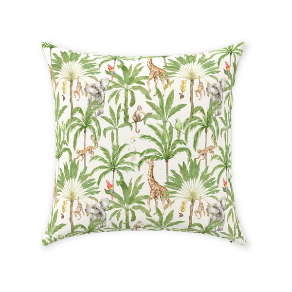 Jungle Greeting Pillow Cover main image 1