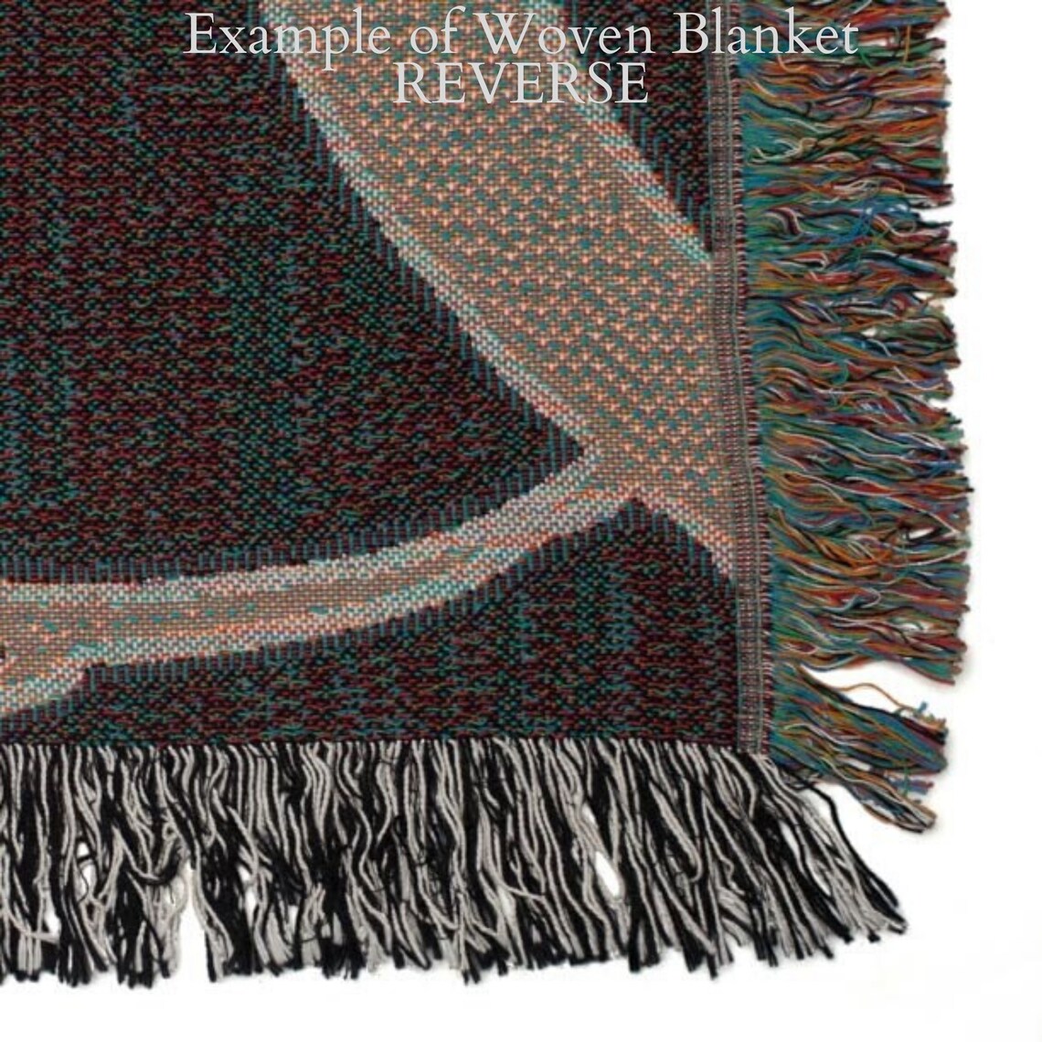 Art Deco Throw Blanket Wall Hanging Woven Tapestry Art Organic Etsy