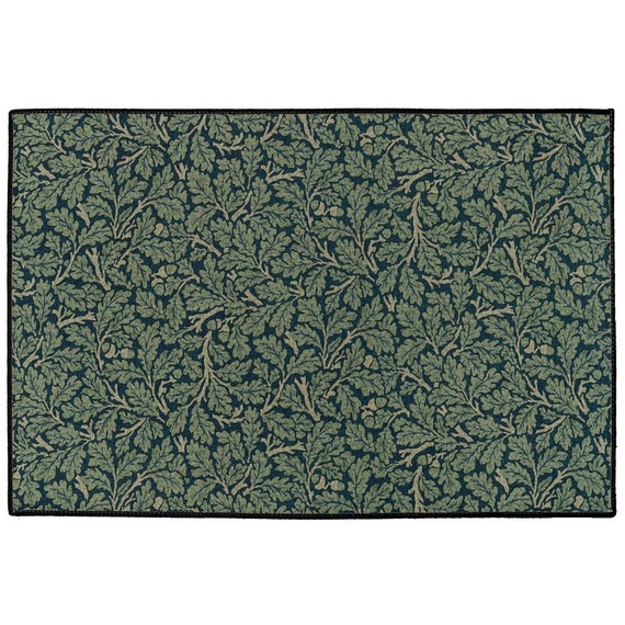 ［あきよえ］ウィリアムモリス　ラークスパアテープルマット William Morris Floor Mat | Waterproof Indoor Outdoor Door Mat