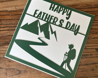 Hiking Father’s Day card, Father’s Day card, walking card, outdoors Father’s Day card, countryside Father’s Day card